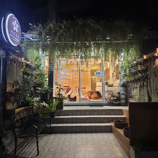 Chaloklum Courtyard at Night with Warm Ambient Lanterns